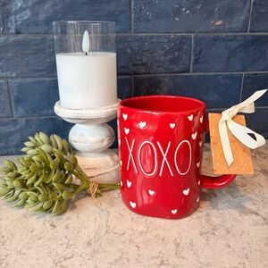 Rae Dunn XOXO Hearts Mug NWT